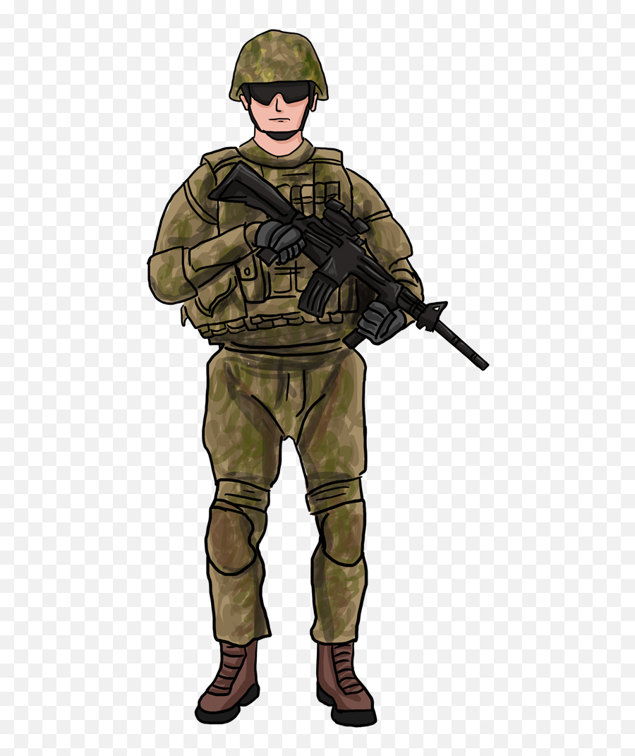 Army Soldier Clipart - Army Soldier Clipart Emoji,Soldier Clipart