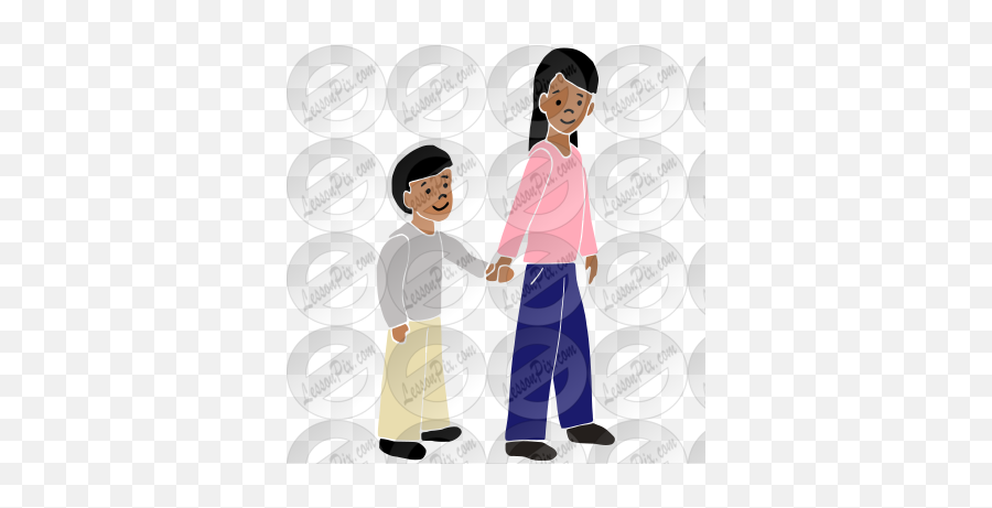 Hold Hands Stencil For Classroom Therapy Use - Great Hold Holding Hands Emoji,Holding Hands Clipart