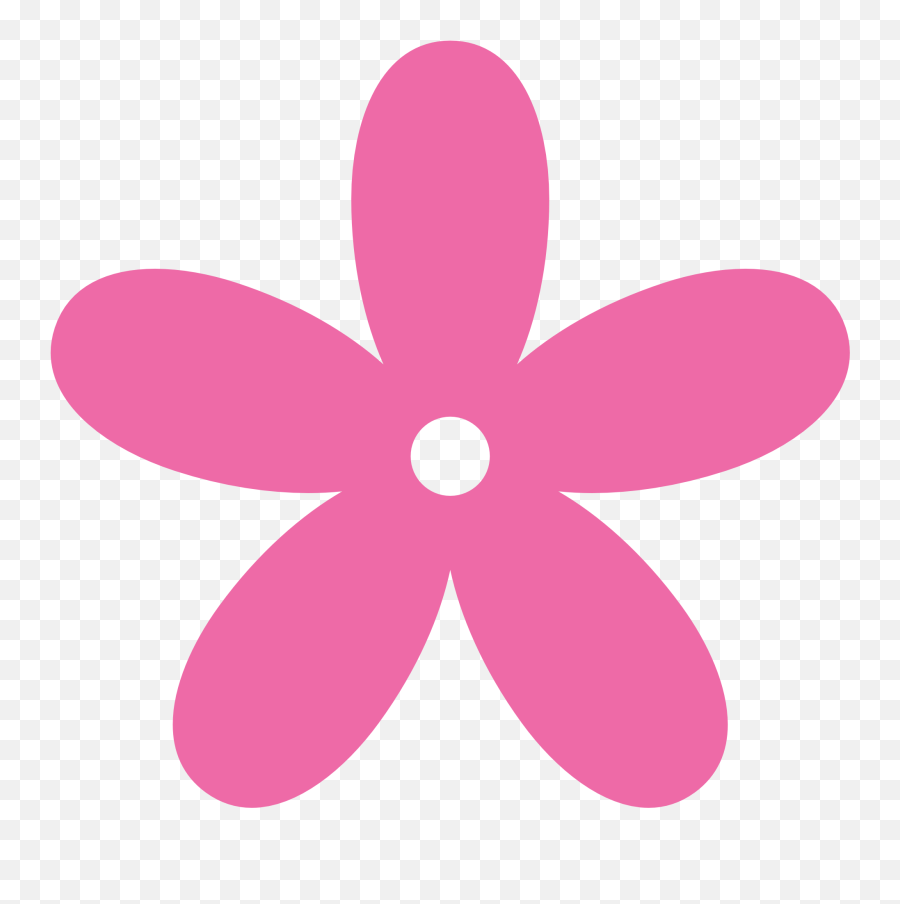 Download Basic Flower Clipart At - Pink Clipart Flower Transparent Background Emoji,Flower Clipart