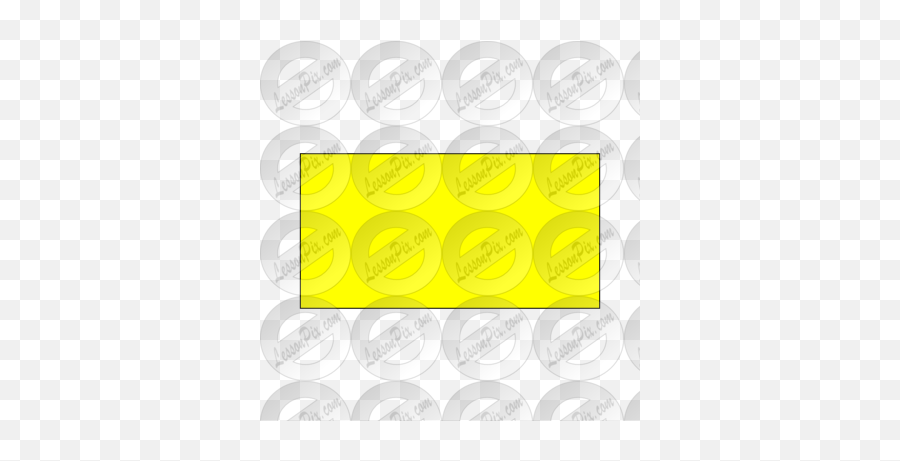 Yellow Rectangle Picture For Classroom Therapy Use - Great Dot Emoji,Rectangle Clipart