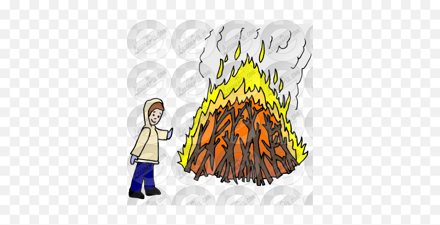 Bonfire Picture For Classroom Therapy - Language Emoji,Bonfire Clipart