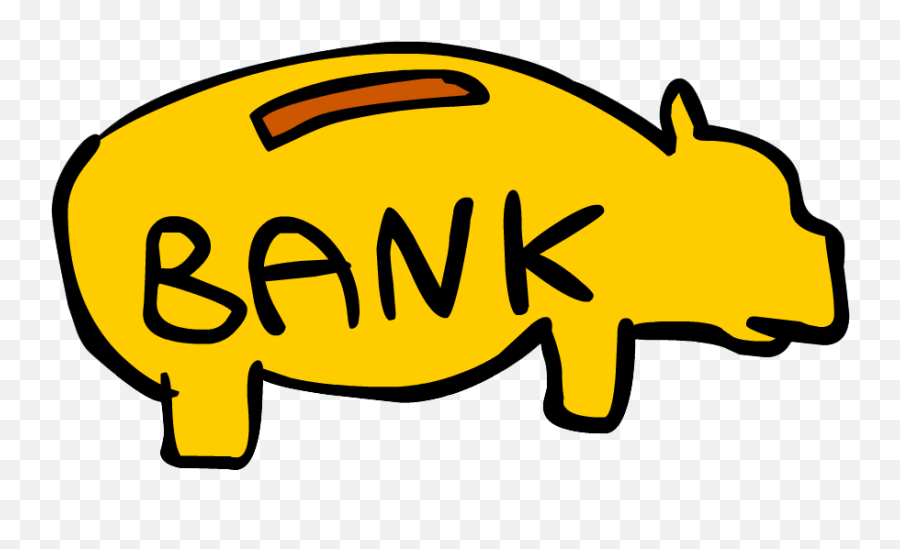 Free Piggy Bank Picture Download Free Clip Art Free Clip - Fluffy Club Penguon Emoji,Piggy Bank Clipart