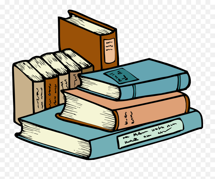 Free Clip Art - Stack Of Books Clipart Emoji,Book Clipart