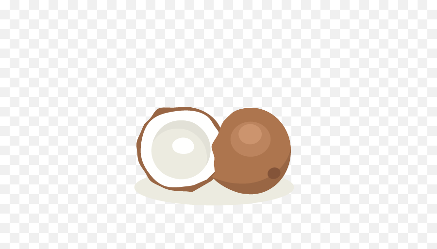 Coconut Svg Scrapbook Cut File Cute - Coconut Svg Emoji,Coconut Clipart