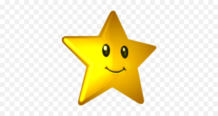 Download Hd Star Png Smiley Face - Mario Smiling Star Png Emoji,Mario Star Png