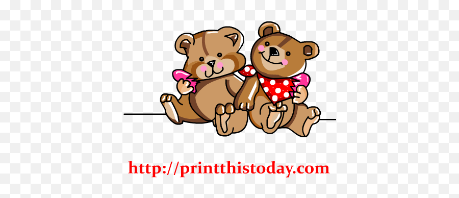 Free Love Teddy Bear Clip Art - Teddy Bear Emoji,I Love You Clipart