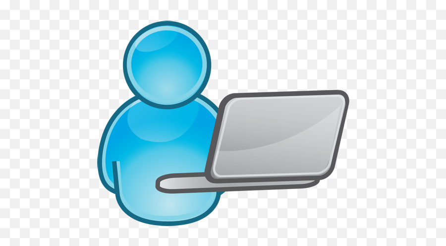Computer User Clipart - End User Emoji,Computer Clipart