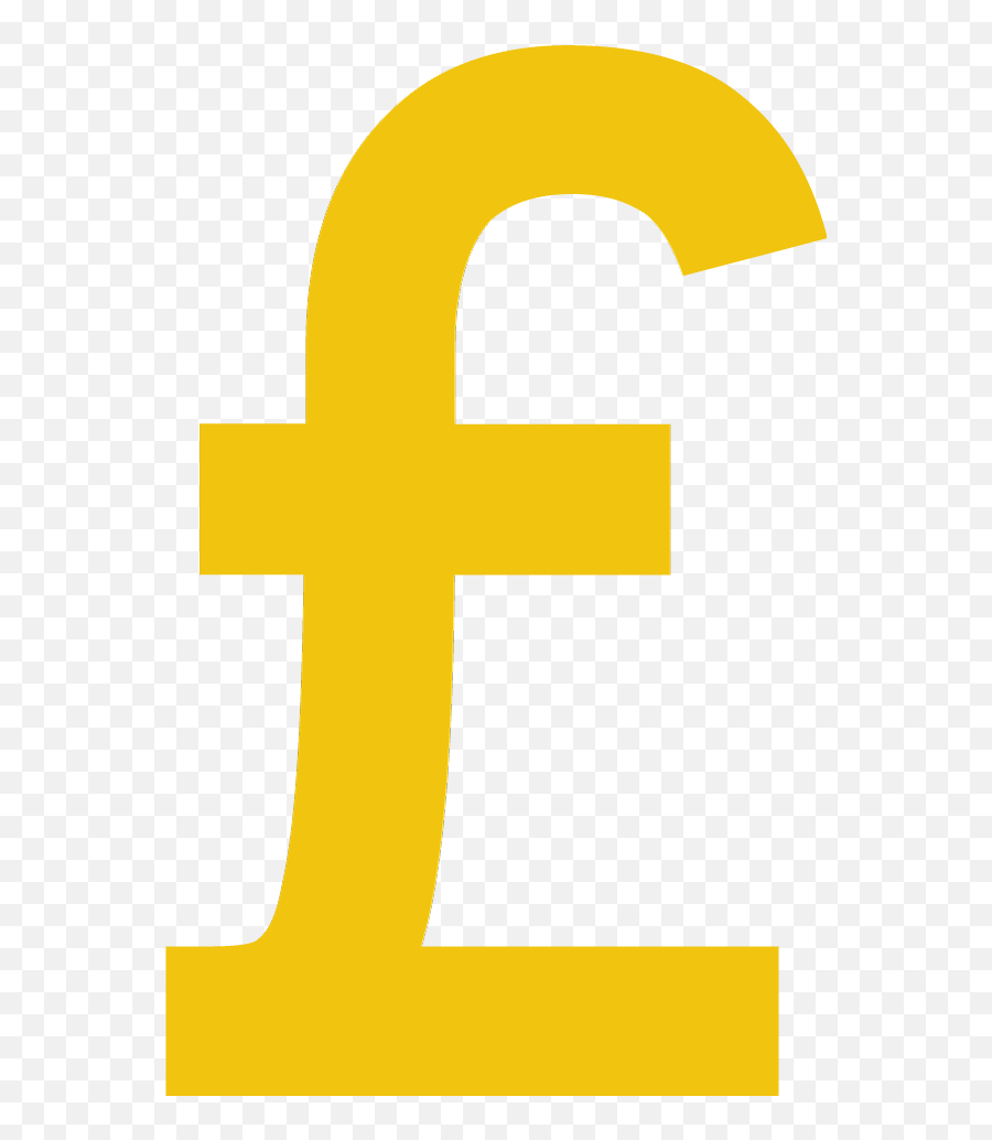 Cross Out Sign - Yellow Pound Sign Hd Png Download Vertical Emoji,Cross Out Transparent