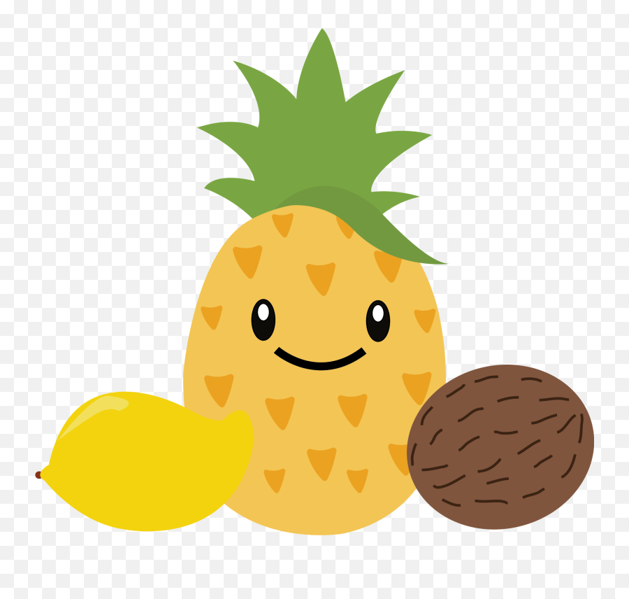 Pineapple Silhouette - Pineapple Hd Png Download Full Piña Hawaiana Emoji,Pineapple Transparent
