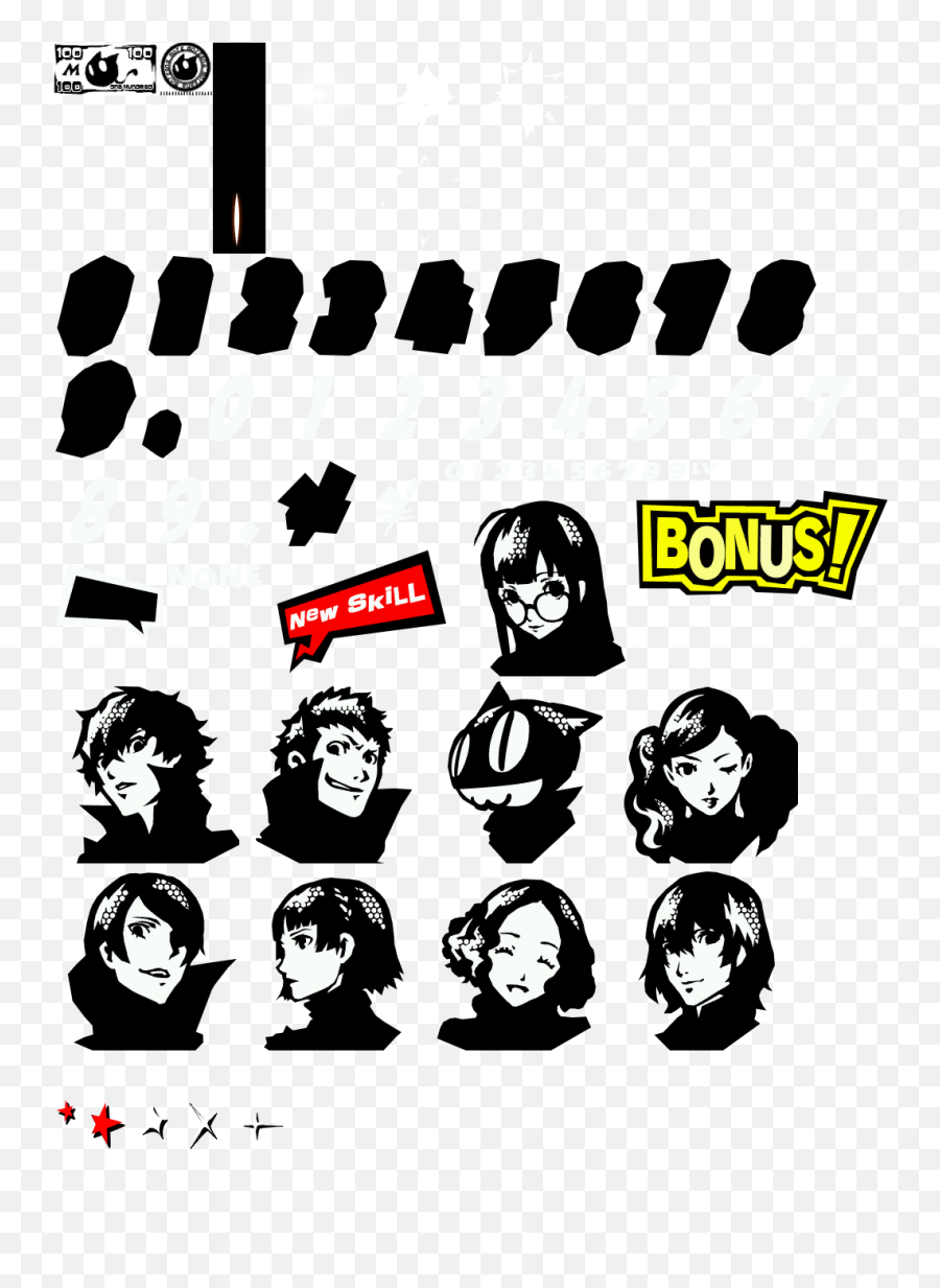 Persona 5 Character Icons - Persona 5 Squad Icons Emoji,Persona Png