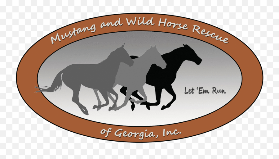 Mustang And Wild Horse Rescue Of Ga - Language Emoji,Mustang Horse Logo