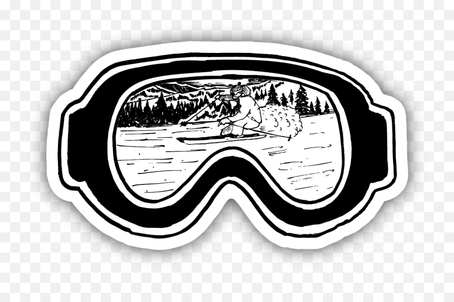 Stickers Northwest - Ski Goggles Logo Png Emoji,Hydro Flask Logo Sticker