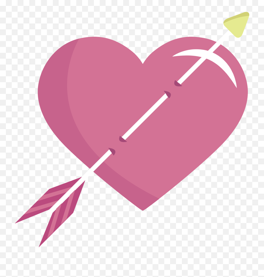 Free Heart Arrow 1186834 Png With Emoji,Pink Arrow Png
