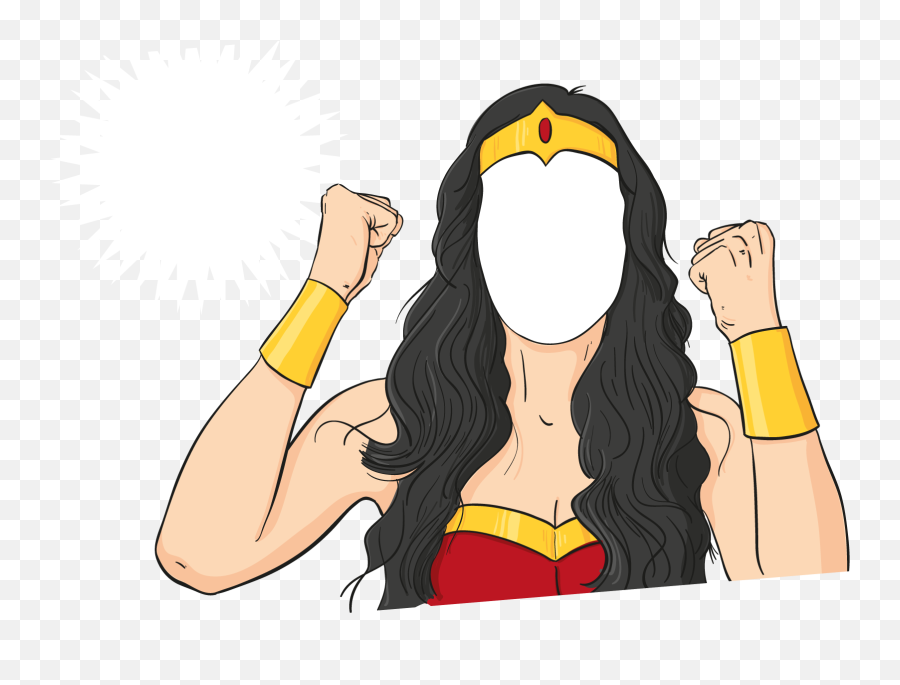 Library Of Wonder Woman Volleyball Picture Black And White - Transparent Wonder Woman Cartoon Png Emoji,Volleyball Clipart