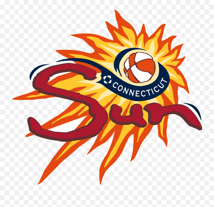 Connecticut Sun Logo Wnba Connecticut Suns Basketball Emoji,Suns Logo Png