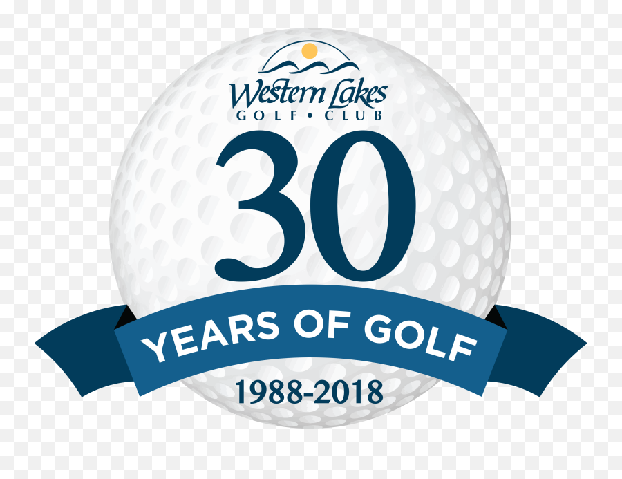 Download 30th Golf Club Anniversary - Western Lakes Golf Emoji,Golf Clubs Png