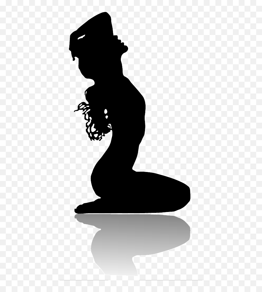 Silhouette King U0026 Duck Woman - Silhouette Png Emoji,Crying Woman Clipart