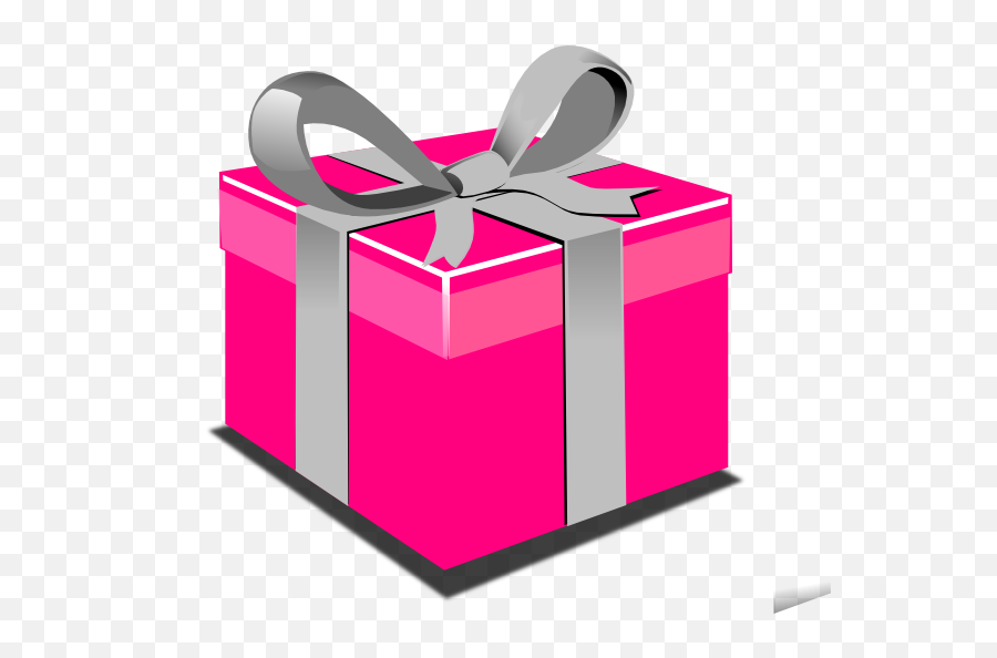 Gift Christmas Gift Christmas Pink Heart For Christmas - 600x513 Emoji,Christmas Presents Transparent