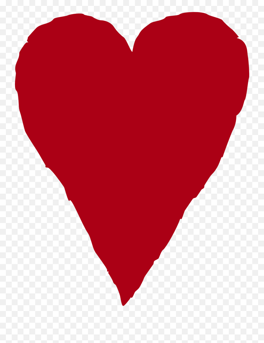 Red Heart Svg Vector Red Heart Clip - Clip Art Primitive Valentine Heart Emoji,Red Heart Clipart