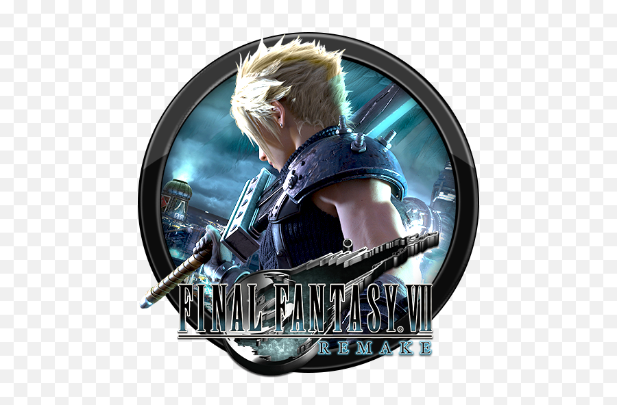 Final Fantasy 7 Remake Logo Png - Final Fantasy Vii Hd Poster Emoji,Final Fantasy 7 Logo