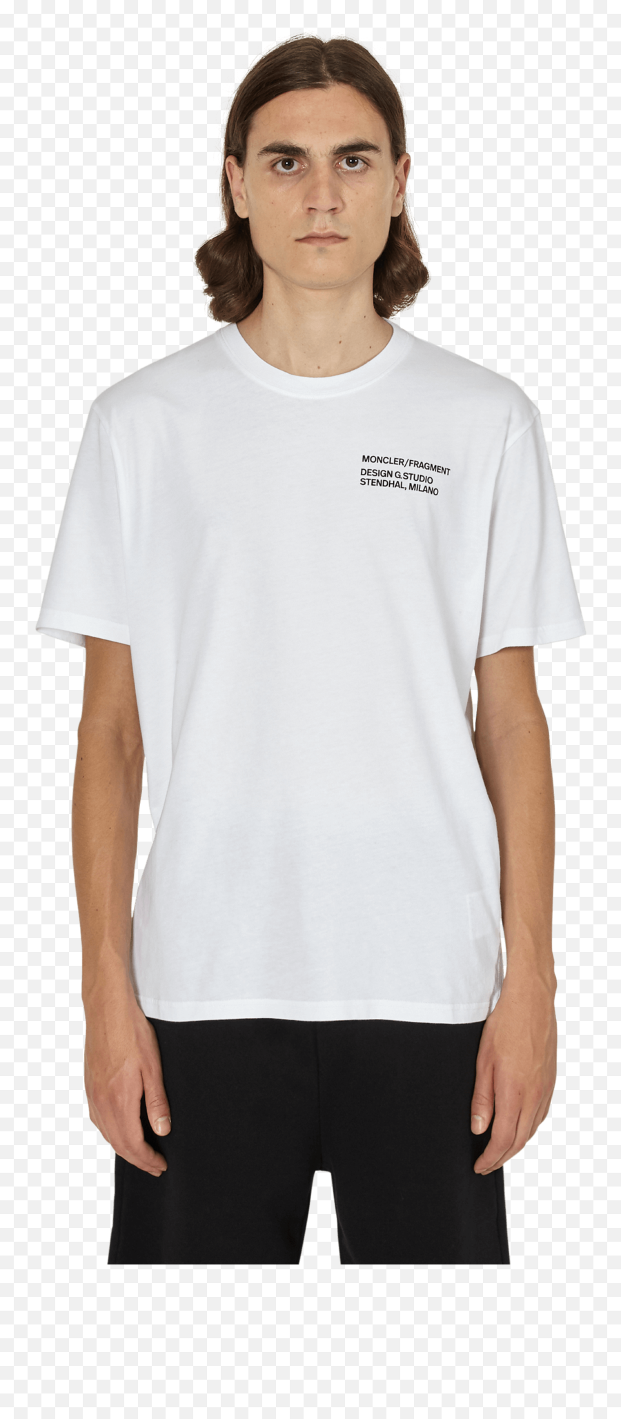 Thespianas Ironija Mylimasis Moncler Fragment T Shirt - Short Sleeve Emoji,Moncler Logo