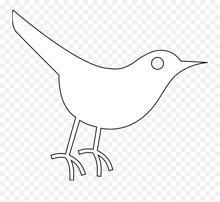 Twitter Symbol - Black And White Bird Symbol Hd Png Birds White Clip Art Emoji,Twitter Symbol Png
