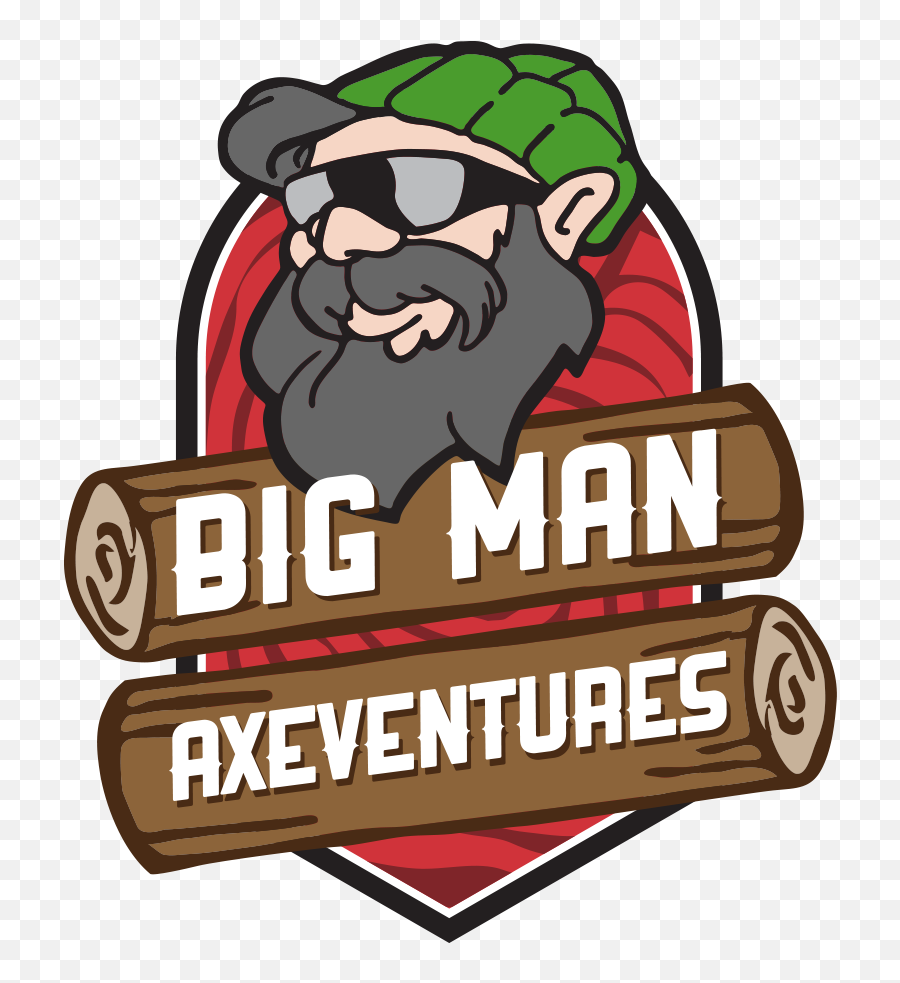 Axe Throwing U2013 Big Man Adventures - Fictional Character Emoji,Axe Logo