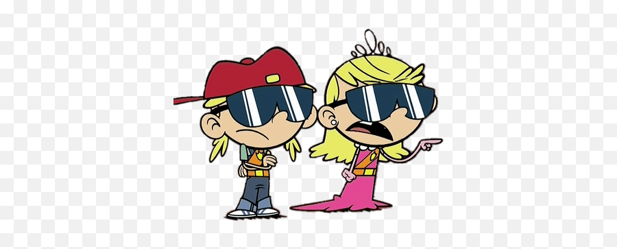 Check Out This Transparent The Loud House Twins Lola And - Lola Lana Loud House Coloring Emoji,Twins Clipart