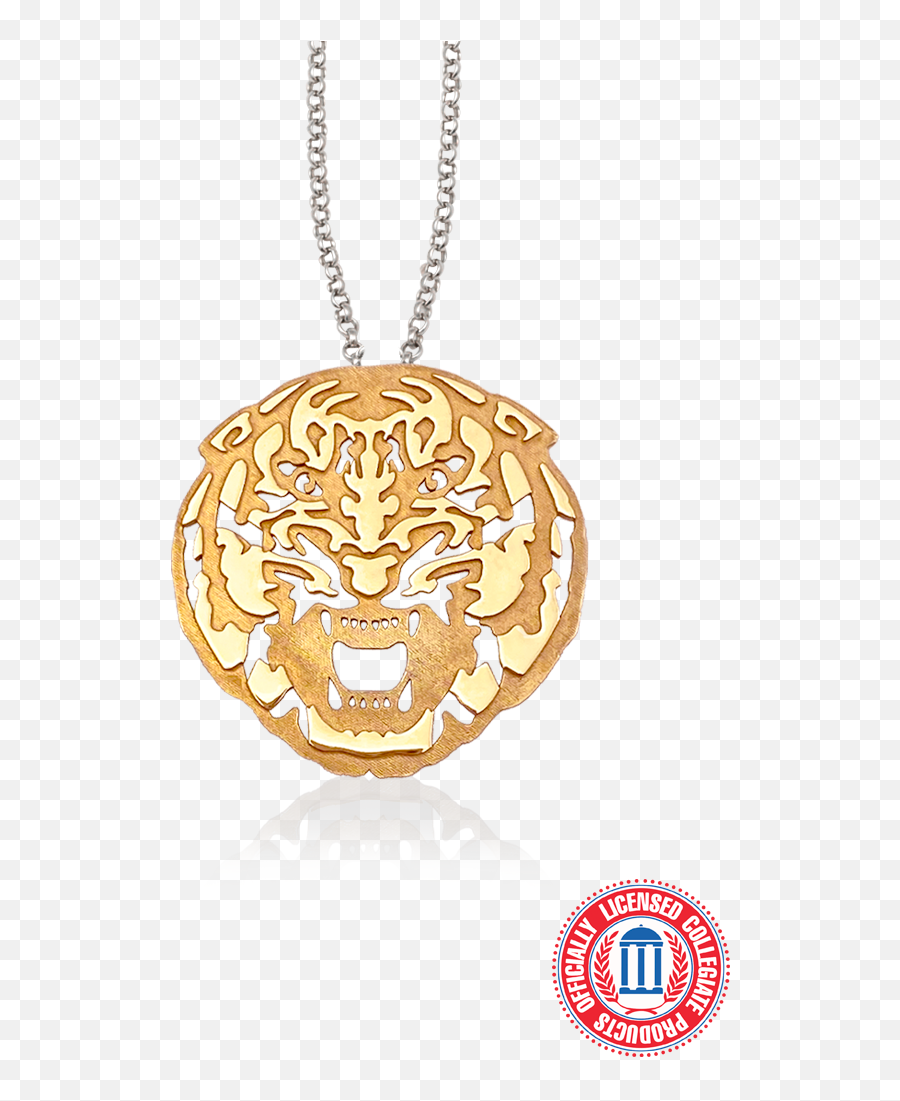 Lsu Tiger Pendant - Lsu Tiger Necklace Emoji,Lsu Tiger Logo