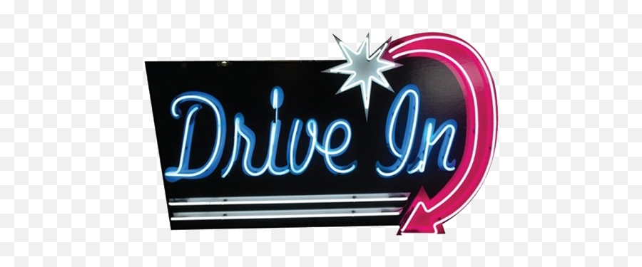 Drive - In Neon Sign Language Emoji,Neon Sign Png