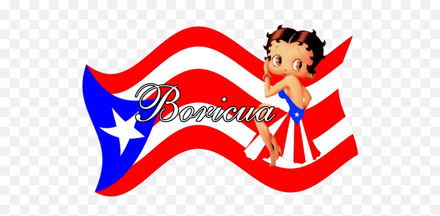 Puerto Rico - Betty Boop Puerto Rican Flag Emoji,Puerto Rico Clipart
