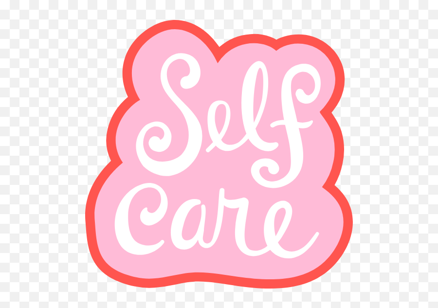 Self Care Text Graphic - Clip Art Self Care Sign Emoji,Self Care Clipart