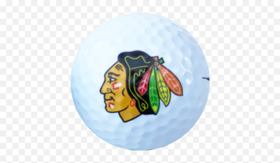 Personalised Golf Balls Printed And Photo Golf Balls - Chicago Blackhawks Wallpaper Iphone 7 Emoji,Golf Ball Logo