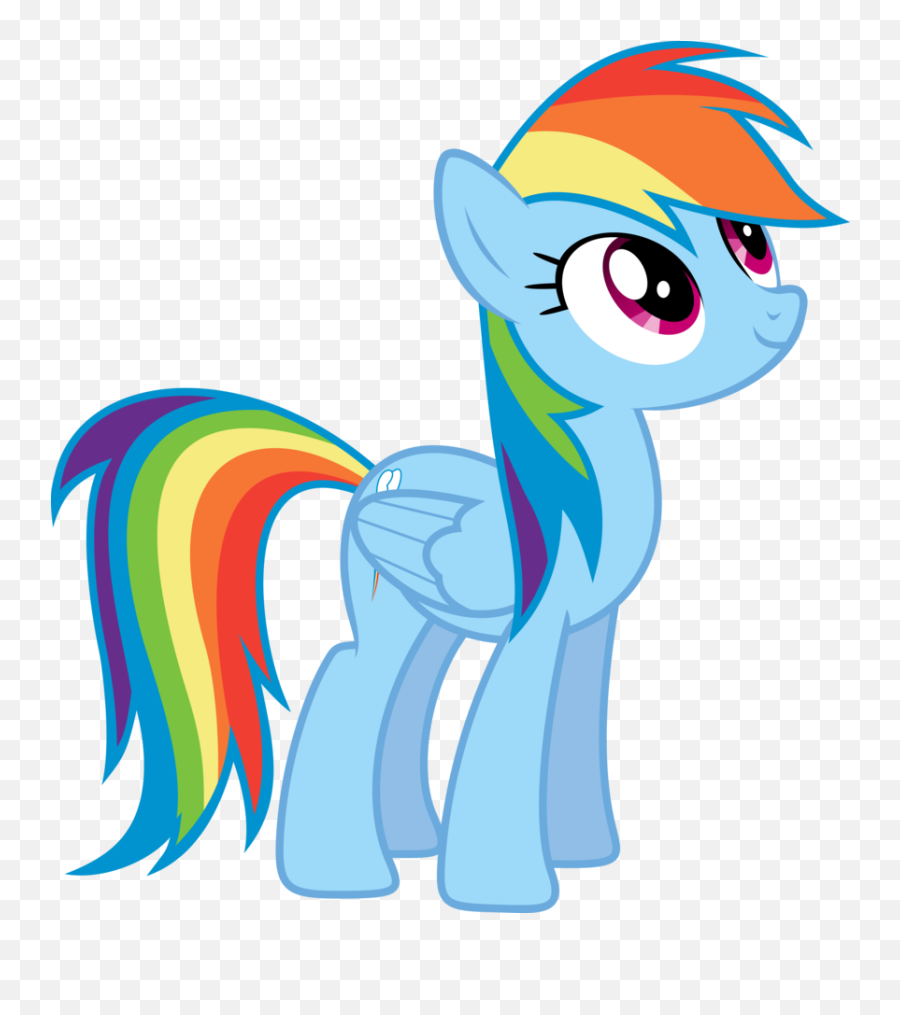 Mirrored Pony Rainbow Dash Safe - Mlp Rainbow Dash Pony Emoji,Rainbow Dash Transparent
