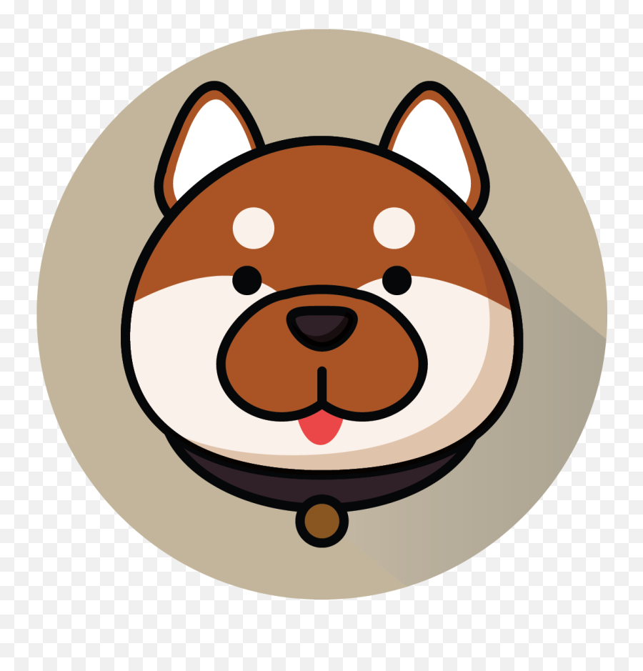 Cute Dog Face Species Illustration Svg - Happy Emoji,Dog Face Png