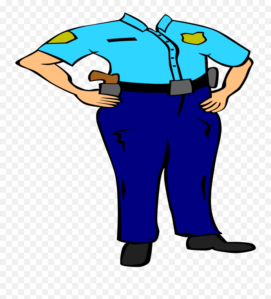 Girls Clipart Police Officer Girls - Police Uniform Drawing Emoji,Police Clipart