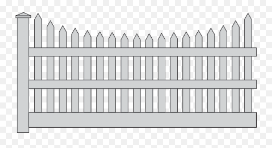 Kookaburru Picket Fence - Think Fencing Emoji,White Picket Fence Png