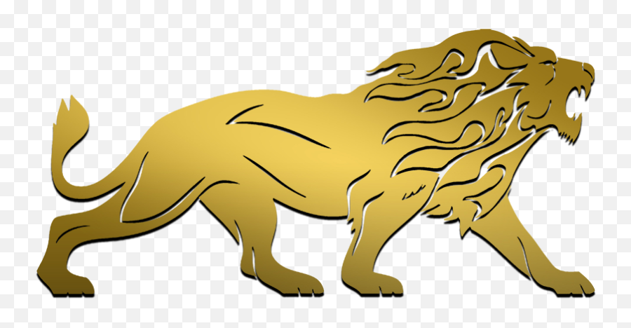 Vector Library Library Gold Lion Logos - Logo Lion Images Png Emoji,Lion Logo