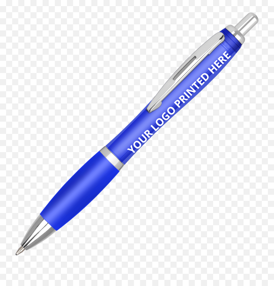 Curvy Promotional Pens - Marking Tools Emoji,Pens With Logo