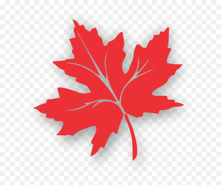Maple Leaf Clipart Kashmir - Transparent Background Red Leaf Clipart Emoji,Maple Leaf Clipart