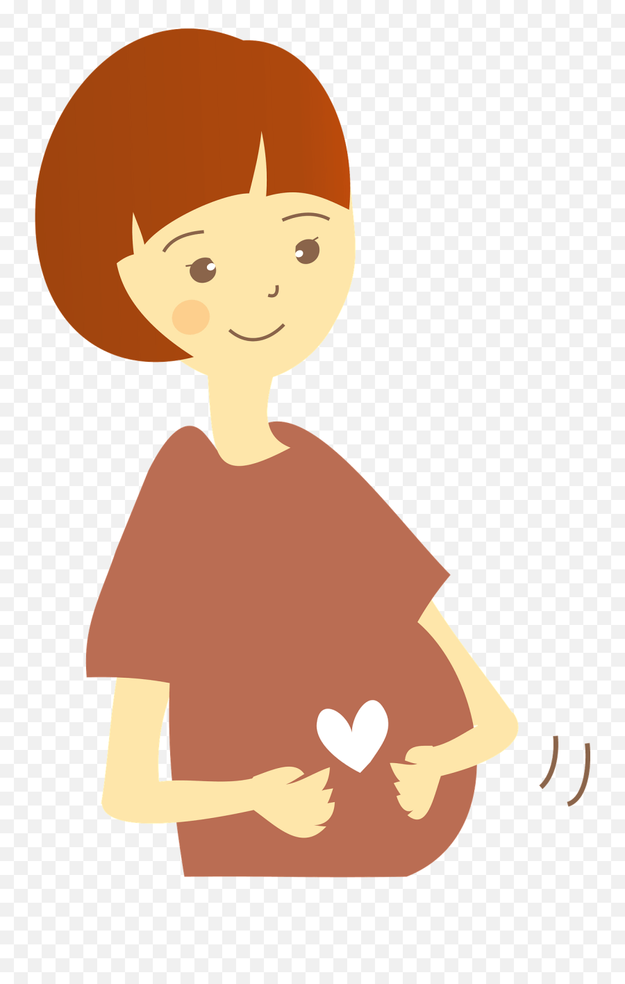 Pregnant Woman Clipart - Happy Emoji,Pregnant Woman Clipart