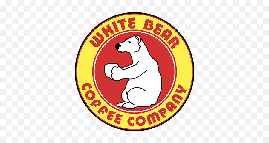 White - Bear Coffee Emoji,Bear Logo