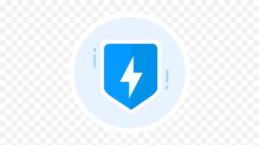 Blue Lightning Badge - Vertical Emoji,Blue Lightning Png
