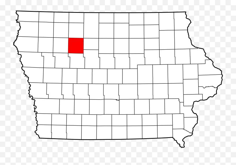 Filemap Of Iowa Highlighting Pocahontas Countysvg - Wikipedia Boone County On Iowa Map Emoji,Pocahontas Png