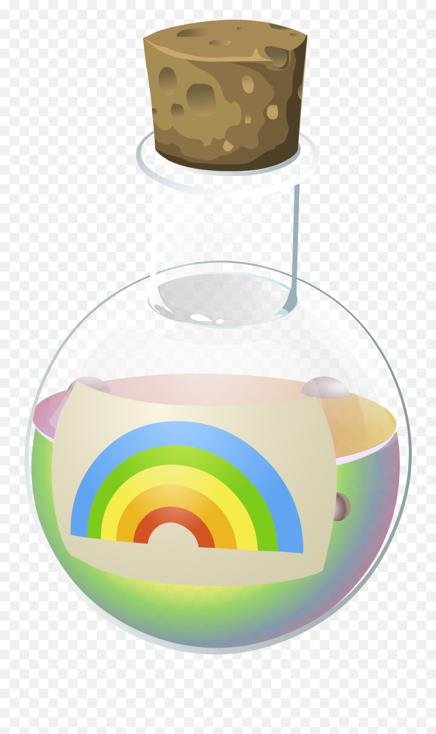 Alchemy Potion Rainbow Juice By Glitch This Glitch - Rainbow Science Clipart Emoji,Glitch Transparent