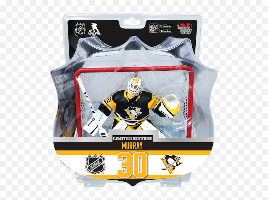 Nhl Pittsburgh Penguins Figure Matt Murray 15cm - Nhl Playmobil Set Pittsburgh Penguins Emoji,Pittsburgh Penguin Logo
