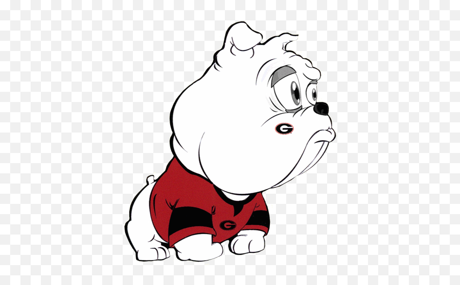 Uga Baby Bulldog Stik - Cute Uga Bulldog Drawing Emoji,Bulldog Clipart