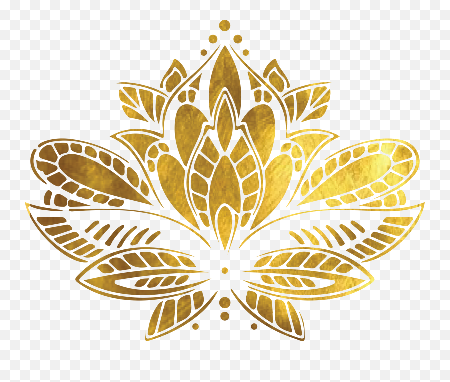 Download Yoga Miami Lotus Hot Position Beach Glow Hq Png - Transparent Background Lotus Flower Gold Emoji,Lotus Png