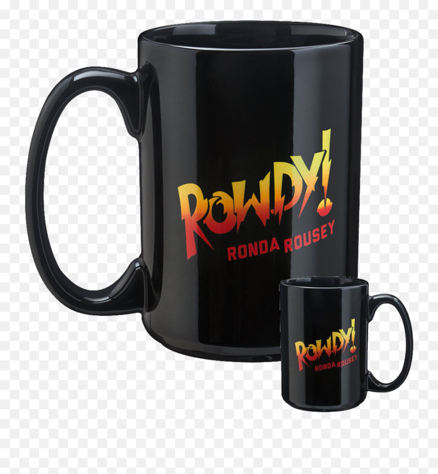 Rowdy Ronda Rousey 15 Oz - Magic Mug Emoji,Ronda Rousey Png