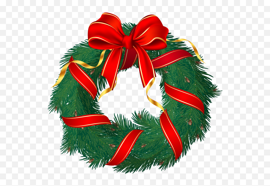 Christmas - Clipart 21 Christmas Wreaths Christmas Gift Emoji,Christmas Wreath Png Transparent